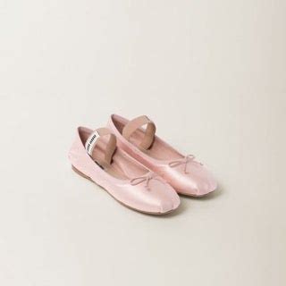 ballerina miu miu|Miu Miu Satin Bow Ballerina Flats .